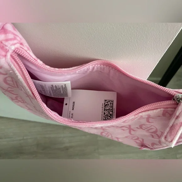 Pink Patterned Shoulder Bag - Picture 7 of 8